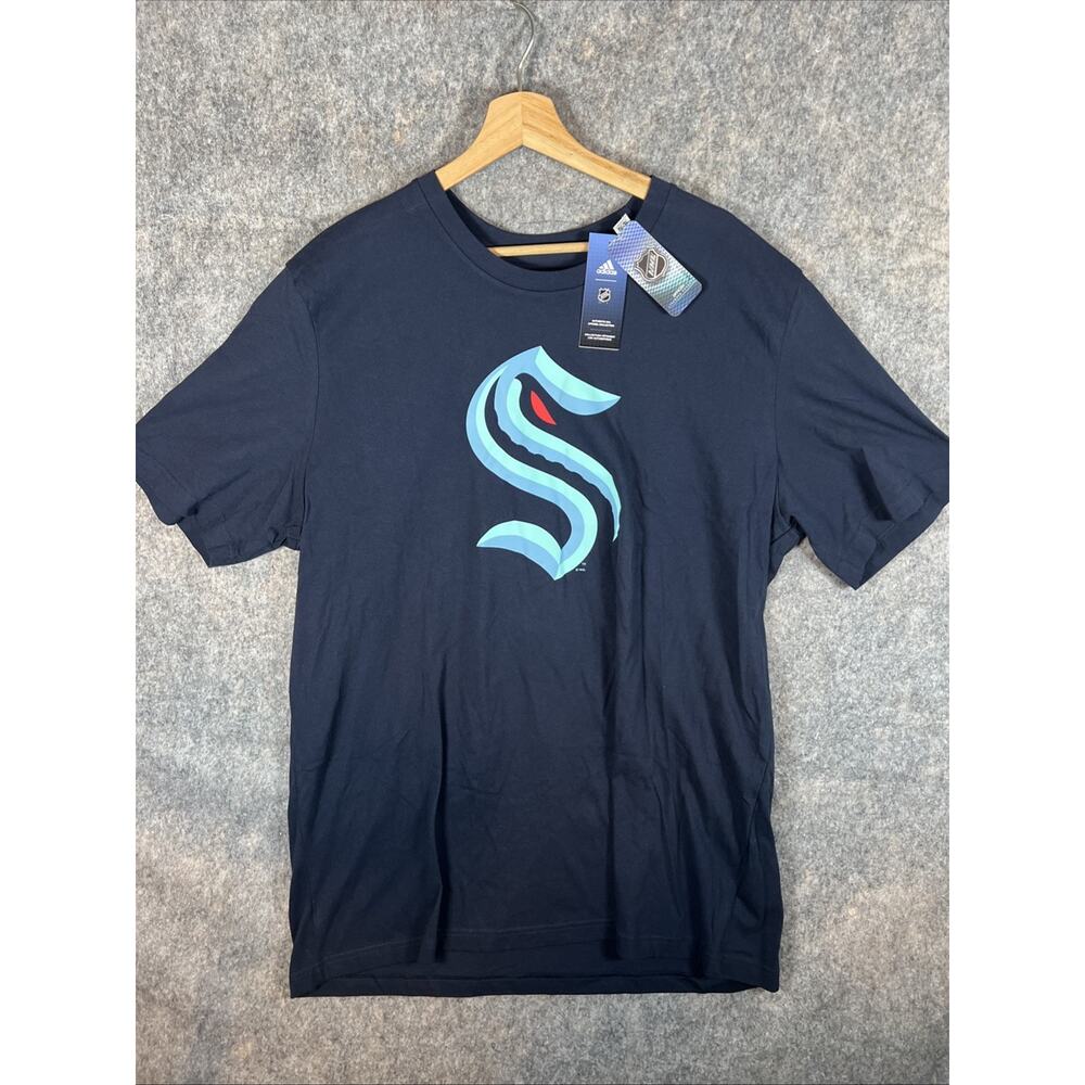 Adidas Seattle Kraken Brandon Taney deep Blue Jersey Shirt Men’s 2XL NWT